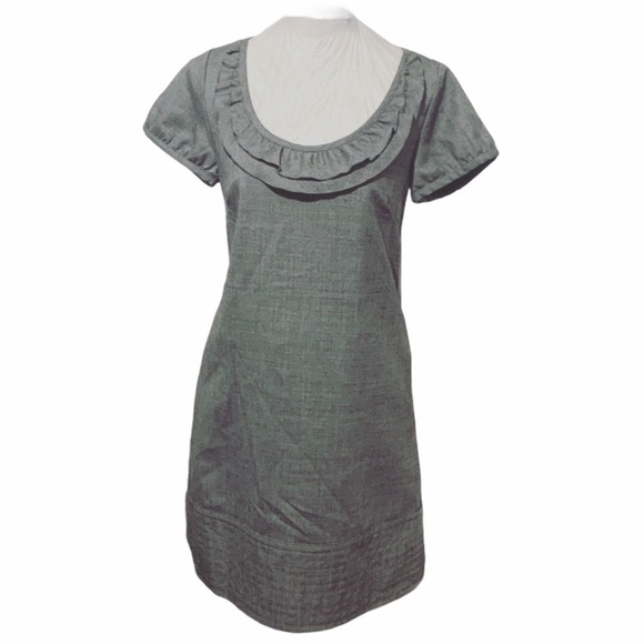 GAP Stretch Shift Wool Gray Dress Size 6 - Picture 1 of 9